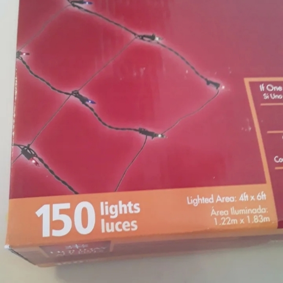 Mini net lights Christmas decor party. - Picture 4 of 5